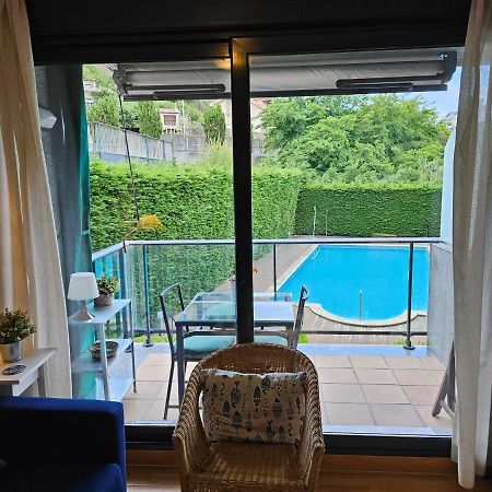 Ladeira Apartment Baiona Bagian luar foto