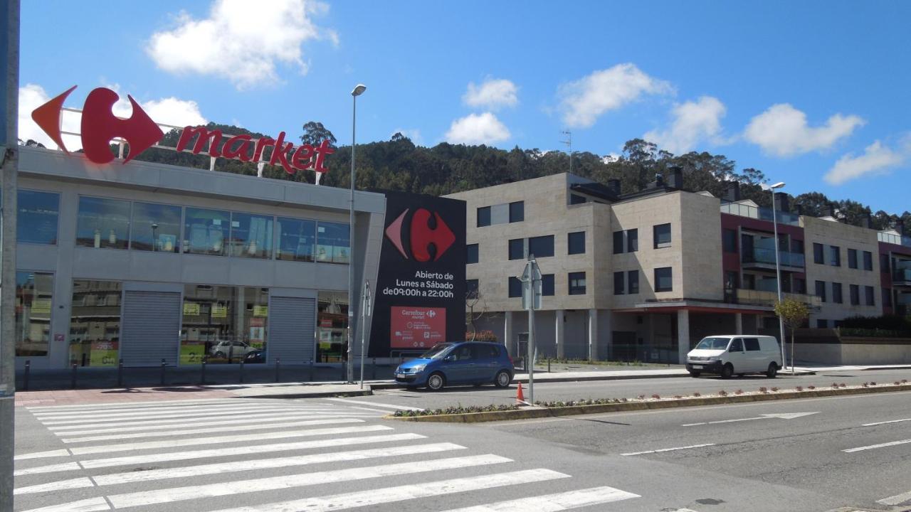 Ladeira Apartment Baiona Bagian luar foto