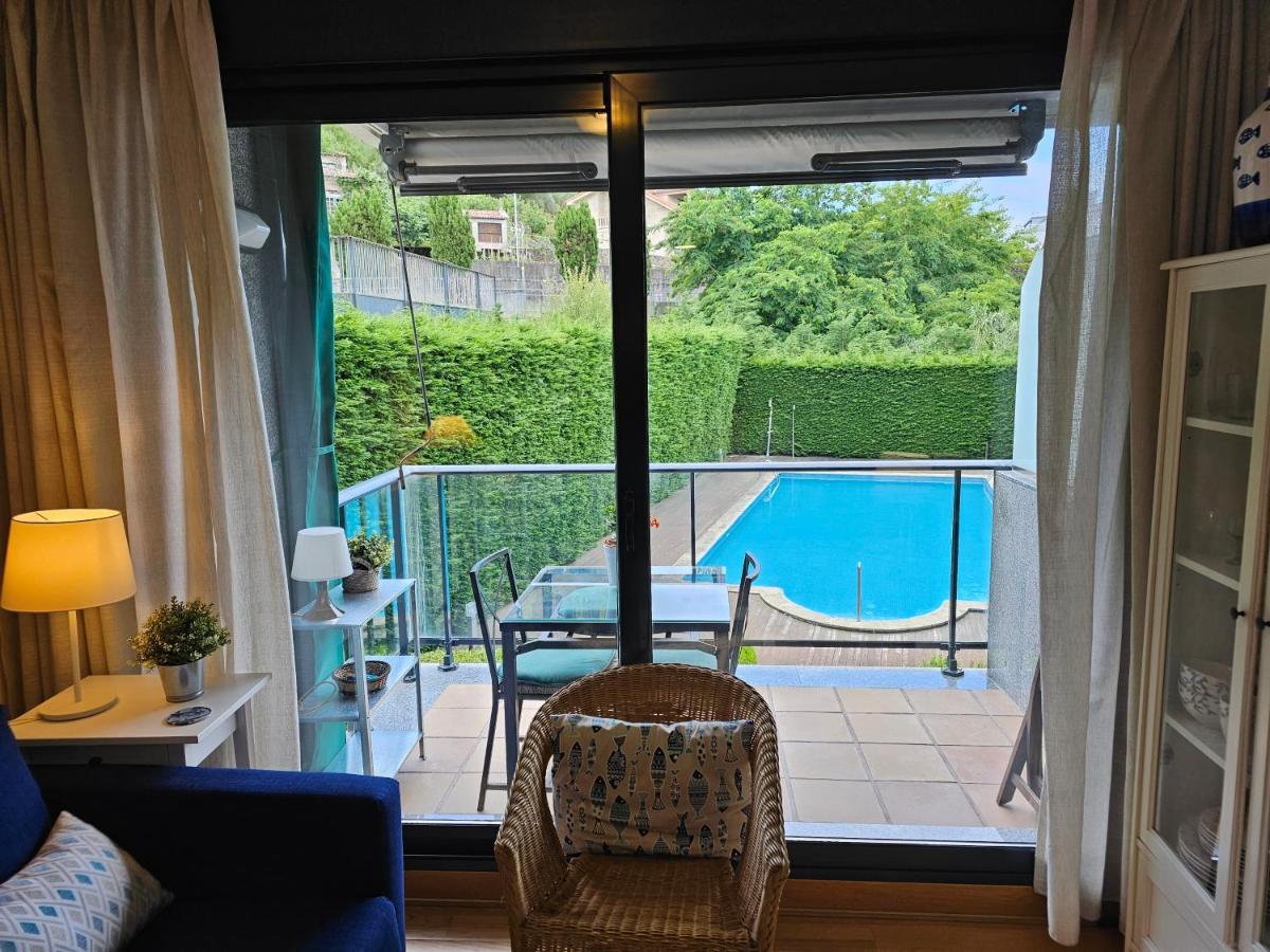 Ladeira Apartment Baiona Bagian luar foto