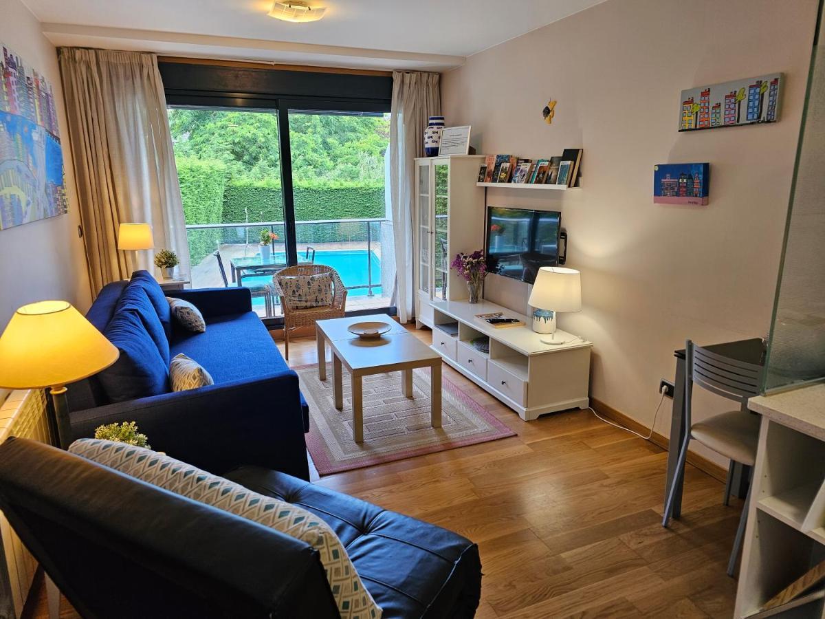 Ladeira Apartment Baiona Bagian luar foto