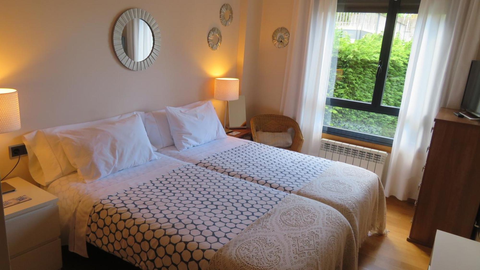Ladeira Apartment Baiona Bagian luar foto
